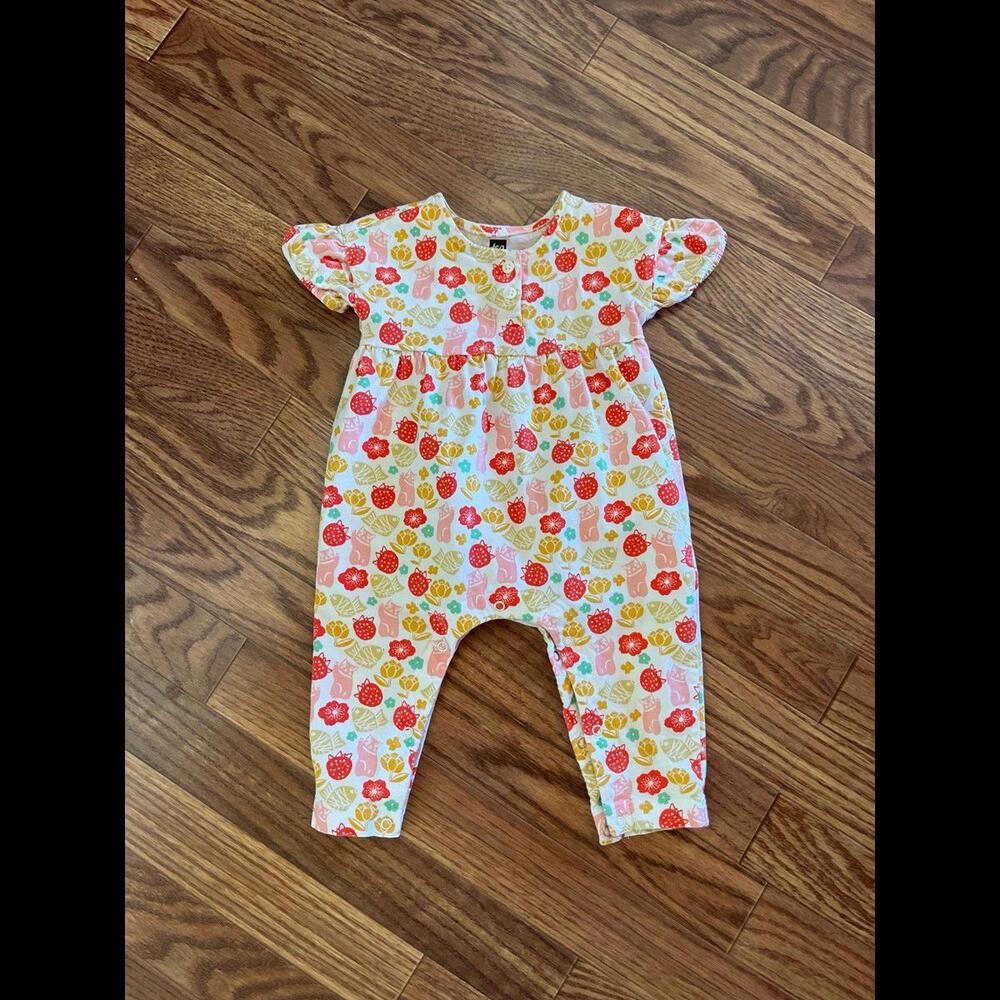 Tea Collection Toji Market Romper 3-6